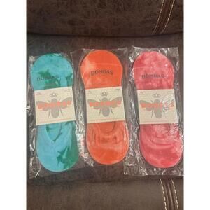 ✨ Bombas Lightweight No-Show Socks – 3 Pair - Large ✨ Brand New in Package